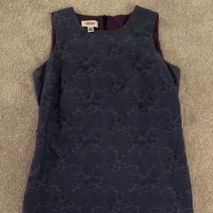 Navy Petite Talbots Dress